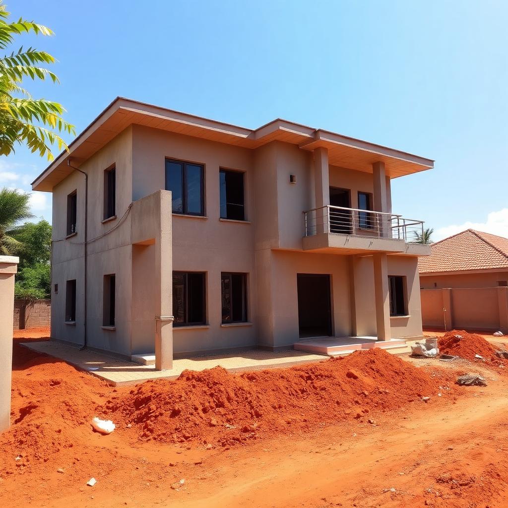 Villa en construction