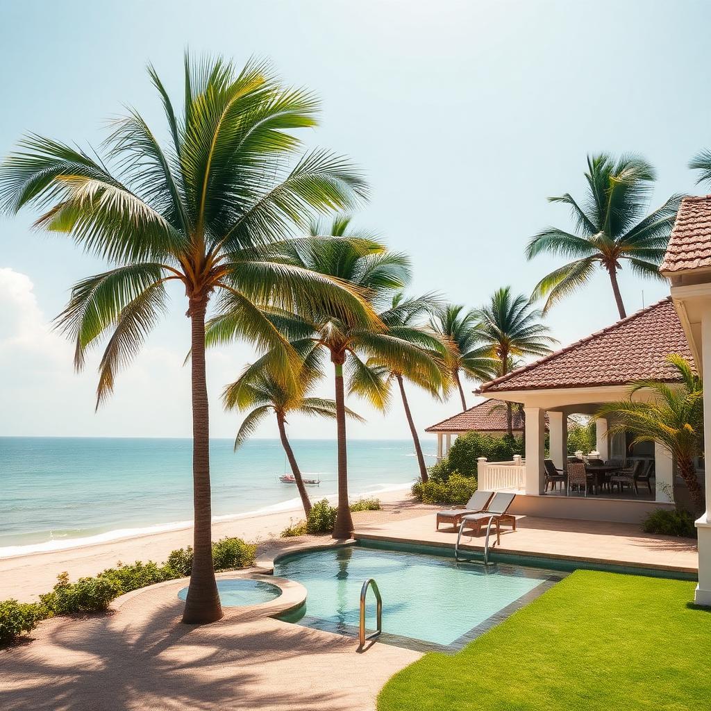 Villa bord de mer