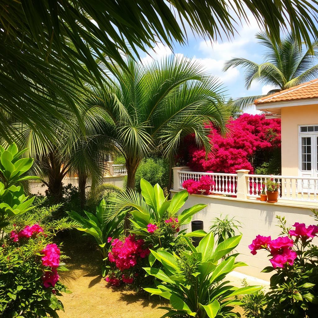 Résidence avec jardin