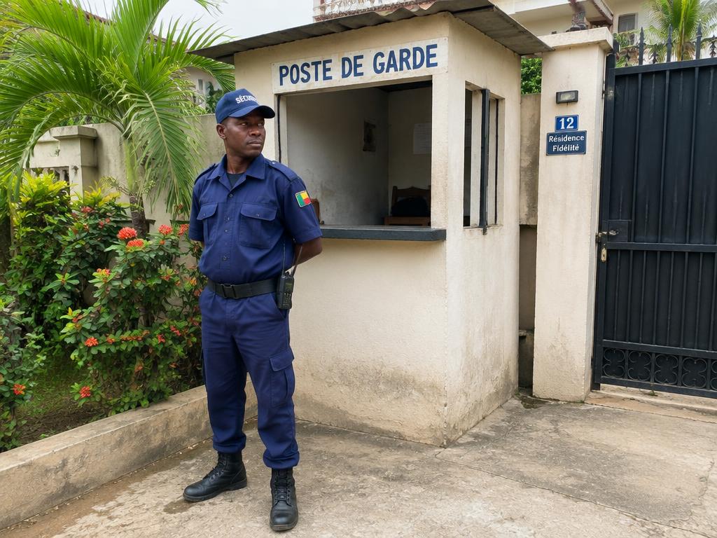 Poste de garde de résidence